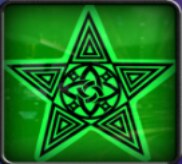 Símbolo Estrella verde