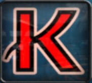 Símbolo letra “K”