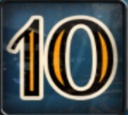 Símbolo número “10”