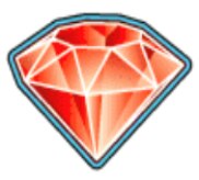 Símbolo diamante Rojo