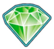 Símbolo diamante Verde