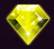 Símbolo diamante amarillo
