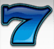Símbolo 7 azul