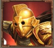Luchador Casco Dorado